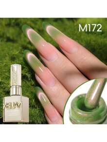 XEIJAYI 15ML Barley Cat Eye 3 Colors Cat Eye Nail Gel Polish  Semi Permanent Nail Art Soaking UV LED Nail Salon DIY Nail Salon Gel For Spring And Summer - màu xanh lá - Xem 11