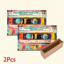 1 件彩色收音机图案硅胶地毯，易于清洁，3D 打印长方形地毯，适用于玄关、客厅、厨房、卧室、走廊、浴室、洗衣房 - 涤纶地毯，适合室内外家居装饰 - 彩色 - 查看 13