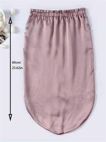 1 pezzo Cuffia da notte in seta, nutre i capelli durante il sonno, cuffia da notte in seta morbida ed elastica - A - Visualizzare 2