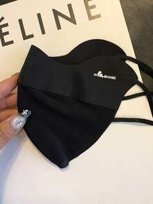 1pc Seamless Soft Bone Support UV Protection Mask, Summer New Ice Silk Thin Breathable Sun-Shading Face Cover, Suitable For Daily Outing, Unisex - Multicolor - View 5