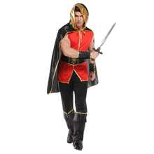 Adult Male Greek Medieval Roman Role-Playing Costume Royal Knight Robe Stage Party Performance Costume Weapon Free - Multicolor - View 2