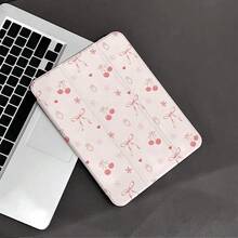 1 chiếc ốp lưng máy tính bảng Coquette màu hồng in hình nơ, chất liệu TPU mềm dẻo, có ngăn đựng bút, tương thích với iPad thế hệ thứ 10 10.9 inch 2022 / Air 13 (M3 2025) / Air 11 (M3 2025). Tương thích với SAMSUNG, , Oppo Pad, Matepad, Vivo Pad, Honor Pad. - Nhiều màu - Xem 6