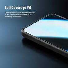 2片裝強化玻璃螢幕保護貼組，適用於 Galaxy S26 Ultra/S26+ Plus/S26/S25/S24/S23/S22/S21 Plus FE/A05S/A06/A07/A15/A16/A17/A24/A25/A26/A35/A36/A37/A54/A55/A56/A57，支援指紋解鎖、防刮、無氣泡、全螢幕覆蓋、高清晰度與透亮 - 無色 - 查看 6