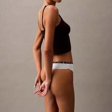 Calvin Klein Calvinklein CK 1996 Cotton Stretch 7-Pack Modern Thong Underwear  Women  Panties QD3992 - Sand Trap Multi - 查看 4