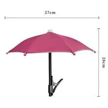TUOGTCI 1pc Foldable Phone Sun Visor + 1pc Clip - A Mini Sun Shade To Protect Phone From Sunlight And Rain During Outdoor Activities, Prevent Glare And Reflection When Taking Photos, Easy To Use Without Battery - Multicolor - View 11