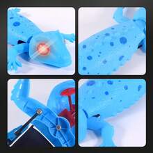 Remote Control Wall Climbing Lizard Electric Toy, Realistic Gecko With Lights, Infrared Remote Control, Gift For Boys, Christmas/Birthday Gift - Multicolor - View 10
