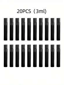 5/10/20pcs (2ML/3ML/5ML) Refillable Portable Perfume Spray Bottles, Mini Perfume Refillable Sprayer, Cosmetic Essence Water Storage Container, Perfume Spray Bottle, Perfume Spray Pump Box, Mini Pocket Perfume Sprayer, Refillable Perfume Dispenser Transfer Tool - Black - View 16