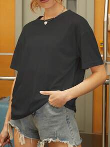 Women T-Shirts - Dark Gray - View 2