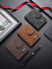Ví đựng thẻ siêu mỏng, nhiều ngăn đựng thẻ, ví mini, hộp đựng bằng lái xe và thẻ tín dụng liền khối. - Nhiều màu - Xem 2