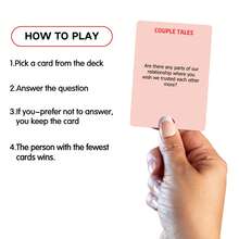 Deep Hearts Card Game, Includes 55 Meaningful Intimate Conversation Cards, Ignite A Romantic Date Night, 21st Birthday Gift, Perfect For Christmas/Valentine's Day - Deep Hearts - View 5