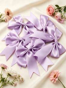 48pcs/24PCS/8PCS Big Ribbon Bows , Hair Bows For Women, Multipurpose Decorative Bows For Hair Gift Wedding Curtain Home Decor, Handmade Invitation Letter Decorations ,Crafts & Sewing Supplies - Gift Packaging Bow - Double Swallowtail Bow - View 10