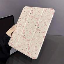 1 chiếc ốp lưng máy tính bảng Coquette màu hồng in hình nơ, chất liệu TPU mềm dẻo, có ngăn đựng bút, tương thích với iPad thế hệ thứ 10 10.9 inch 2022 / Air 13 (M3 2025) / Air 11 (M3 2025). Tương thích với SAMSUNG, , Oppo Pad, Matepad, Vivo Pad, Honor Pad. - Nhiều màu - Xem 2