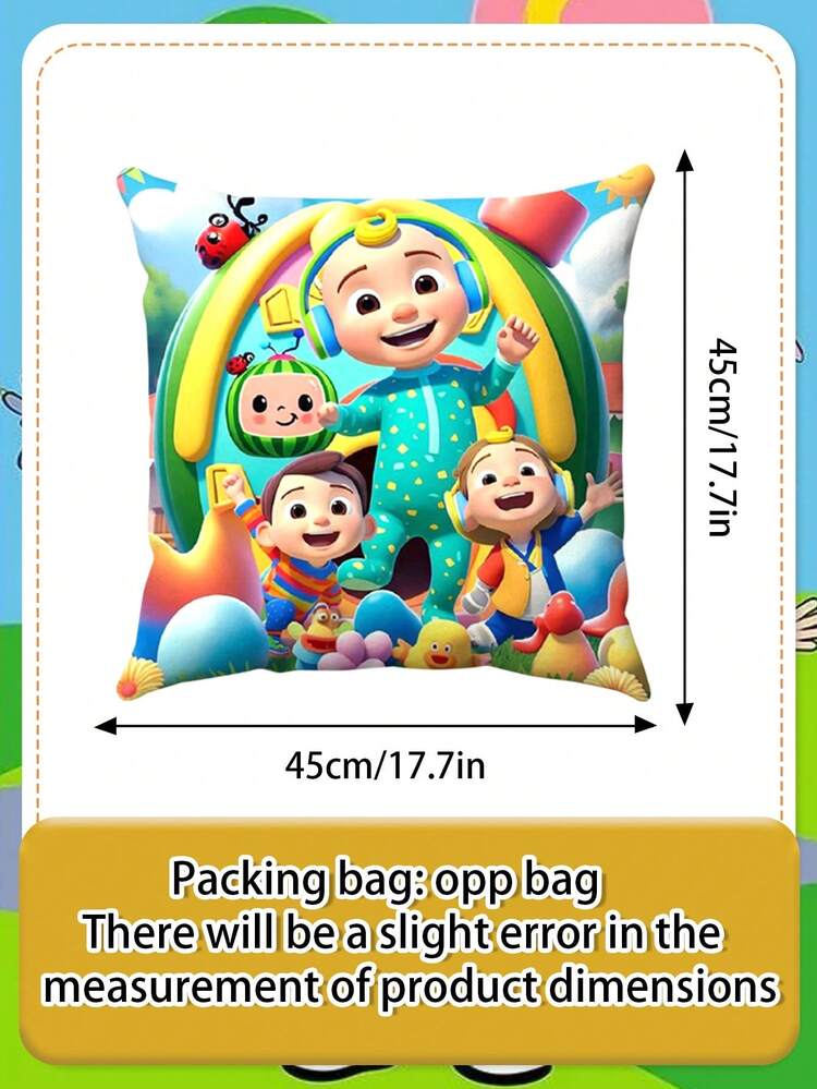 Hasbro JJ印花装饰抱枕套，采用色彩鲜艳、高清的卡通人物图案，风格多样，充满趣味。抱枕套采用柔软耐用的面料制成，并配有隐藏式拉链，用途广泛，是主题派对、客厅装饰或卧室点缀的理想之选，可为任何空间增添欢快怀旧的气息。 - 多款 - 查看 3