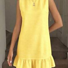 Nana's Women's Clothing Store  Vestido mini estampado para mujer, adecuado para primavera y verano - Azul - Ver 4