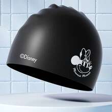 1 chiếc mũ bơi silicon hình chuột Minnie của Disney, chống thấm nước, bảo vệ tai, không làm rụng tóc, mũ bơi silicon in hình hoạt hình dành cho người lớn. - A - Xem 16