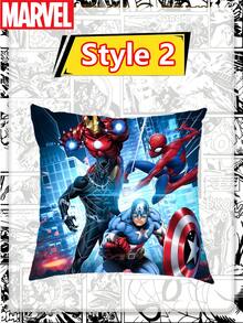 Marvel 漫威復仇者聯盟主題抱枕套組，可愛卡通造型枕頭，適用於沙發、旅行用品，適用於大學、沙發、汽車、客廳、學校、出差、度假、旅行、開學季 - 多款 - 查看 14