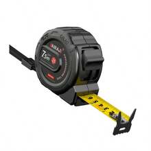 1pc Thick Hardened Steel Tape Measure, Wear-Resistant And Shockproof Sturdy Shell. Clear High-Precision Markings, Non-Fading. Flexible Retractable Design With Smooth Self-Locking Function For Convenient Use. Compact Portable Size, Suitable For Home Decoration, Construction, Woodworking And Daily Measurement, A Practical Essential Handtool. - Tape Measure - View 14