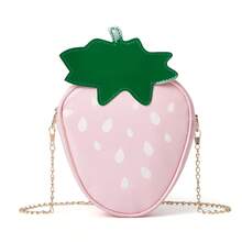 Women's Cute Cartoon Strawberry Shape Chain Shoulder Bag, Suitable For Going Out, Dating, Holidays, And Gift Giving, Strawberryvacation Essentials - Multicolor - View 11