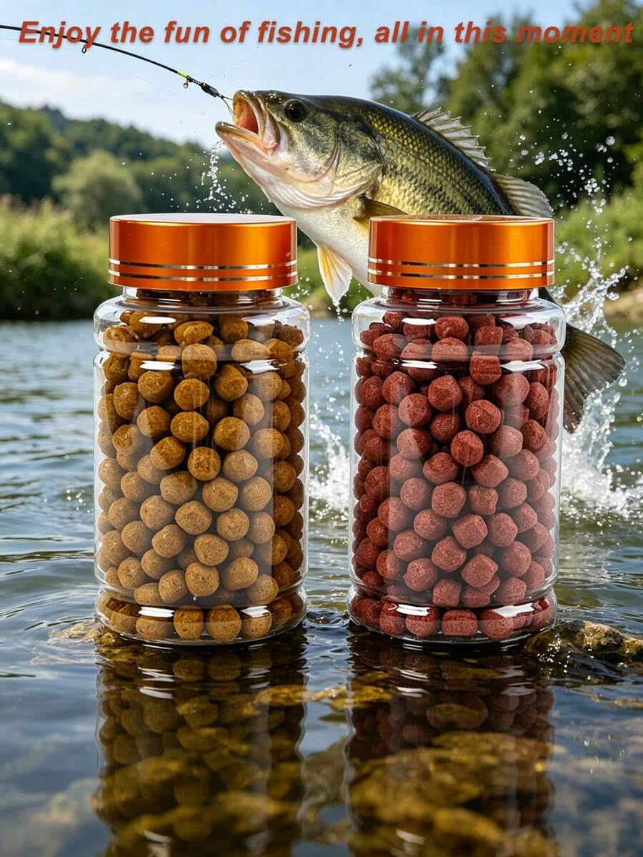 New Upgraded Fishing Attractant, High Protein Strong Scented Bait, Portable And Efficient, Suitable For Freshwater And Saltwater, Applicable To Bass, Carp, Fishing Tackle Accessories - Multicolor - View 1