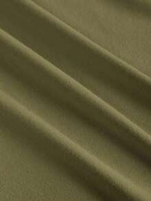 MOD Top ajustado de 3 formas de unicolor (Negro, Lunares negro y blanco, Albaricoque) - Úsela como cuello de capucha, hombros descubiertos o sin tirantes, Top casual de primavera/verano para festivales, vacaciones en la playa, té - Verde militar - Ver 9