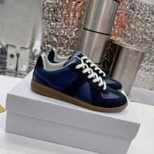 Zapatos casuales unisex, talla 36-45, zapatos casuales de mujer y zapatos deportivos de hombre, zapatos planos de suela blanda con cordones, zapatos cómodos y livianos de hombre para uso diario, de corte bajo,,,,,Zapatillas de suela plana para hombre y mujer, nuevas, modernas, versátiles, de punta redonda, con cordones, estilo casual, deportivo y retro. - 10 - Ver 5
