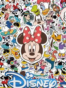 50pcs Disney Sticker Mickey Mouse Durable, Multifunctional Designs For Laptops, Water Bottles, Phones & More - 1 Set - View 12