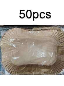 50/100/200片装空气炸锅一次性纸垫，长方形不粘烘焙纸，适用于双层空气炸锅，空气炸锅配件，防油防水空气炸锅厨房纸垫，空气炸锅纸 - 彩色 - 查看 13