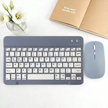 10吋無線鍵盤，超薄充電式藍牙鍵盤與滑鼠套組，相容 Android、Windows、Pro、Air、Mini，支援 iPadOS iOS 13 及更多 - 查看 15