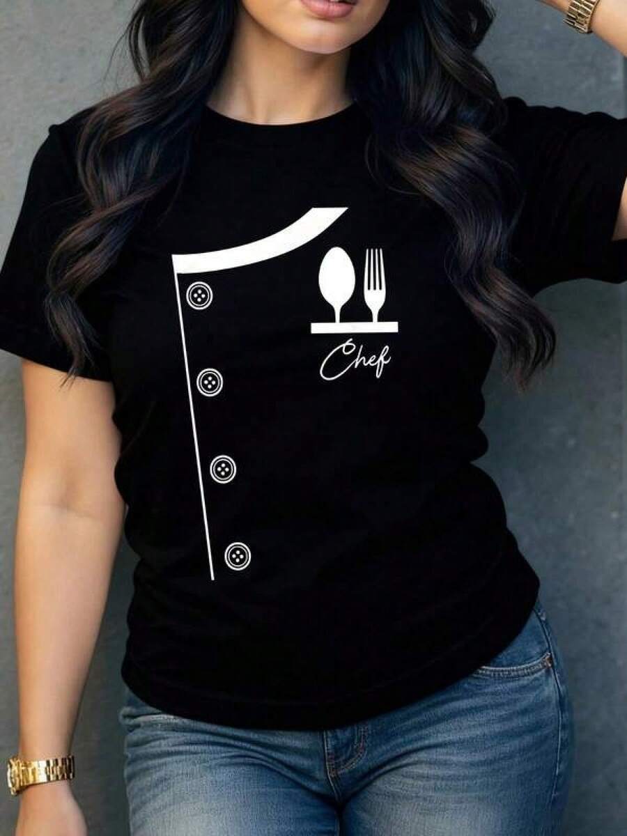 Women T-Shirts - Black - View 1