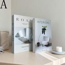 2pcs Paper Aesthetic Decorative Books, Coffee Table Books Decor - Faux Decorative Books For Decoration - Home Desktop Decor - Bedside Table Decor - Home Bookshelf Decor - one-size - View 13