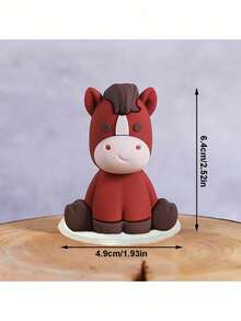 22pcs Or 1pc Cowboy Cake Toppers, Brown Foam Ball Pony Cake Decorations, Western Cowboy Rodeo Theme Cake Decor, Men's Birthday Cake Toppers, First Rodeo Cake Decorations (Please Use With Tray And Sticks) - Multicolor - View 8