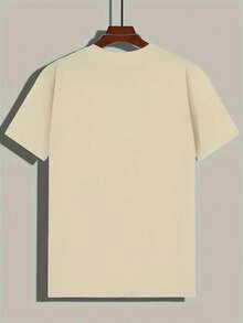 Short-Sleeve Funny T-Shirt PAYEAH Latest News L I Don't Care T-Shirt (Single Piece) Cotton Heavyweight Cotton T-Shirt 100% Cotton 100% Cotton - 杏 - 查看 3