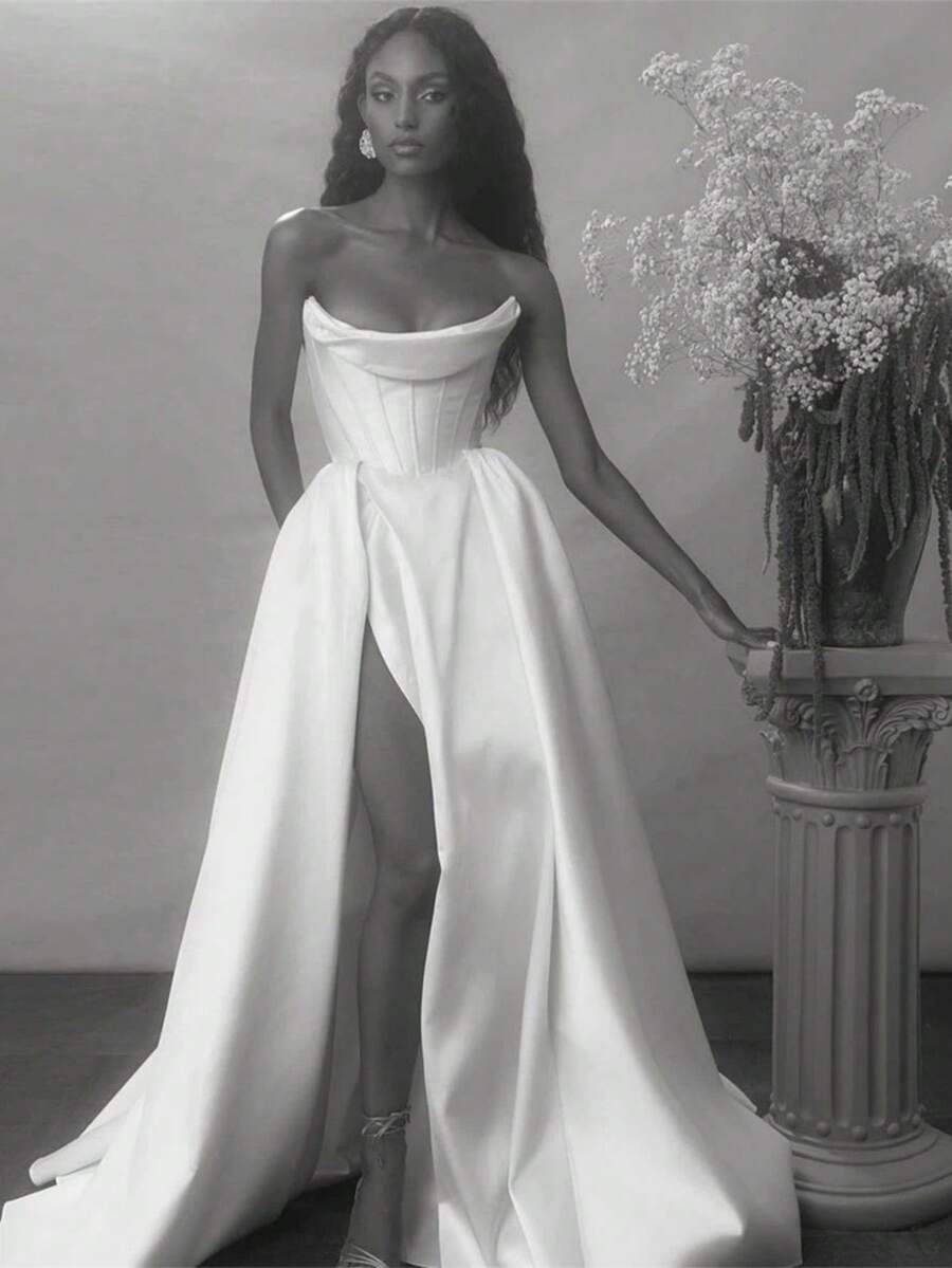 Robes pour les mariages - Blanc - Voir 1