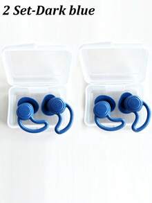 1/2Set Tapones para los oídos de silicona, Tapones para los oídos a prueba de sonido, Tapones para los oídos impermeables de tres capas para nadar, Reducción de ruido ultra fuerte, Tapones para dormir, Tapones para siestas en la oficina, Tapones para dormir a prueba de sonido, Suministros para siestas, Suministros de viaje - Con caja de almacenamiento Accesorio esencial de viaje Accesorio de viaje esencial Suministro esencial de vacaciones Suministro de viaje de vacaciones Mochila Suministros escolares Suministros de estudio - Multicolor - Ver 22
