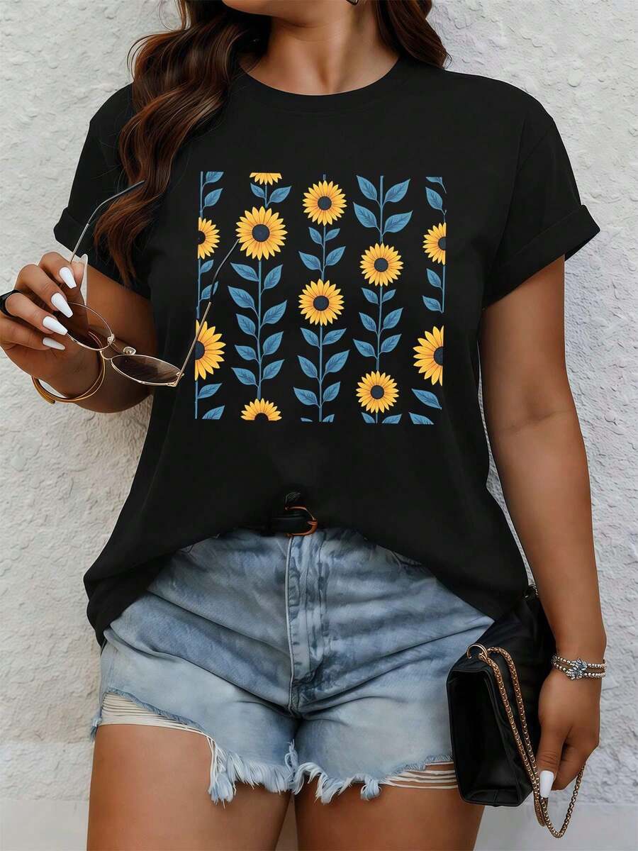 Women T-Shirts - Black - View 1