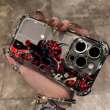 Funda de Teléfono con Diseño Creativo de Arte Samurai Japonés, Adecuada para iPhone 17 16e 16 15 14 13 12 11 Mini Pro Max Air X XR XSMAX 8 7 Plus, Antigolpes, Transparente, Suave, Fundas de Teléfono de Anime - Color mixto 1 - Ver 3
