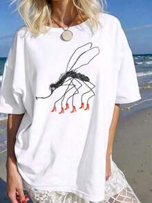Women T-Shirts - White 4 - View 3