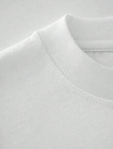 Camiseta Femenina Cuello Redondo con Estampado Tipográfico Moderno, Diseño Deportivo‑Casual - Blanco - Ver 7