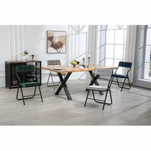 Folding Chairs In A Pack Of 2 – Folding Dining Chairs With Cushions, Portable And Already Assembled, Additional Folding Chairs For Guests, Kitchen, Office, Wedding And Party - 綠色 - 查看 1