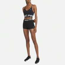 Nike Authentic Women's High Waist Running Fitness Tight Shorts CZ9857-010 - Black - View 5