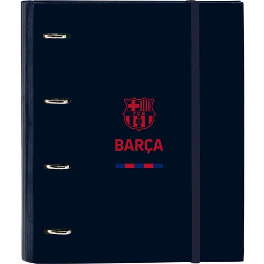 FC Barcelona 巴塞隆納足球俱樂部官方A4四孔活頁夾(35毫米),含100張替換內頁(5x5方格),硬封面,彈性封口,內含分隔頁 - 免費送貨 ✅ 西班牙大陸地區24/48小時送達 - 資料夾(4) - 查看 1