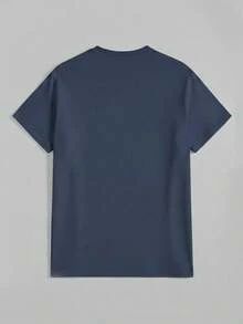 ALLSAINT London Japanese Streetwear T-Shirt, 100% Cotton, Casual, Comfortable, Durable, Unique Graphic Print, Double-Sided Print - 軍綠色 - 查看 2