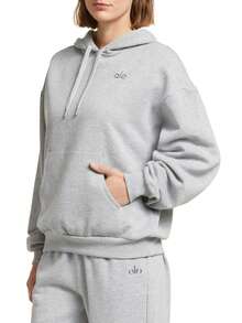 Alo Yoga Accolade Hoodie (Unisex) - 淺灰色 - 查看 3