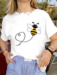 Kvinnor T-shirts - Vitt - Visa 1