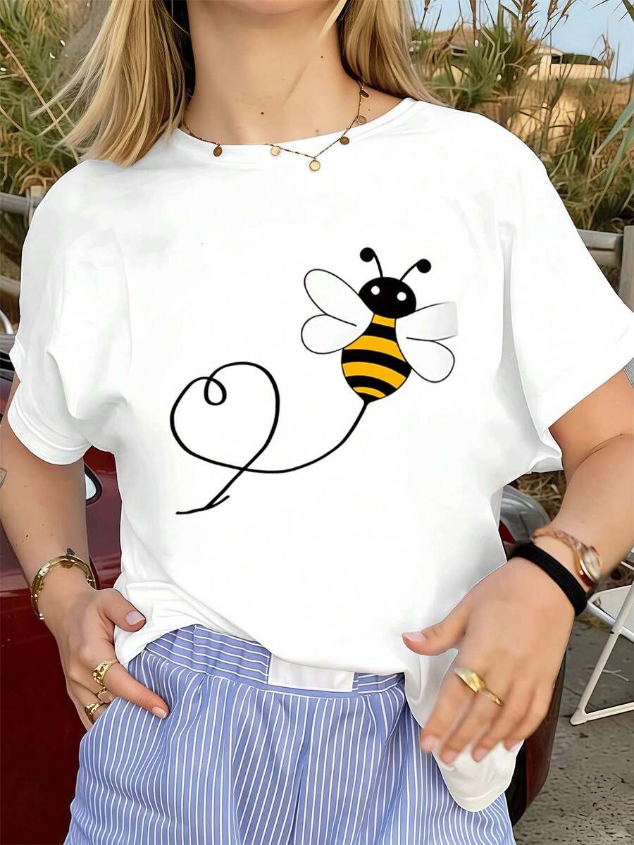 Kvinnor T-shirts - Vitt - Visa 1