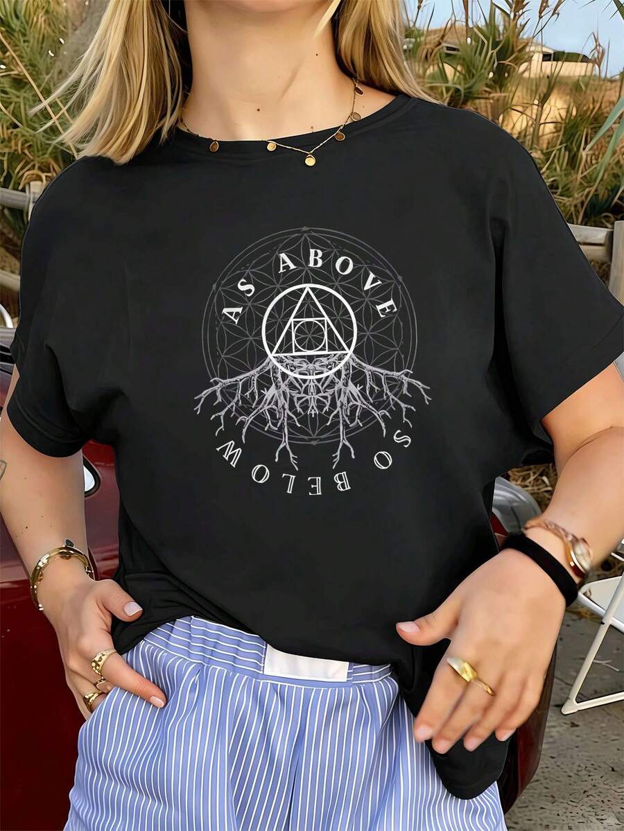 Women T-Shirts - Black - View 1