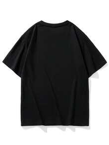 Men T-Shirts - 黑色 - 查看 2