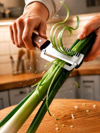 2pcs Multifunctional Stainless Steel Peeler With Wooden Handle And Bottle Opener, Suitable For Fruits, Vegetables, Pumpkin In Kitchen