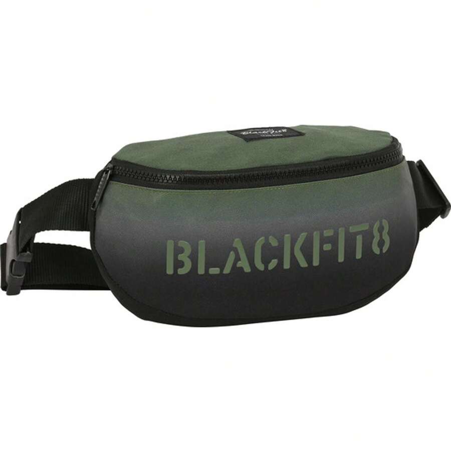 Blackfit8 漸層色可回收腰包,學生及青少年收納包,大容量隔層拉鍊設計,可調PVC封口肩帶,耐用材質 - 免費配送 ✅ 24/48小時送達西班牙半島 - 坡度 - 查看 1