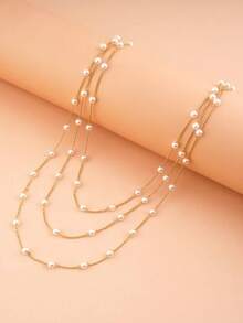Elegant Geometric Multi-Layer Minimalist Necklace, Versatile Casual Chic Style, Suitable For Cross-Border E-Commerce - Multicolor - View 4